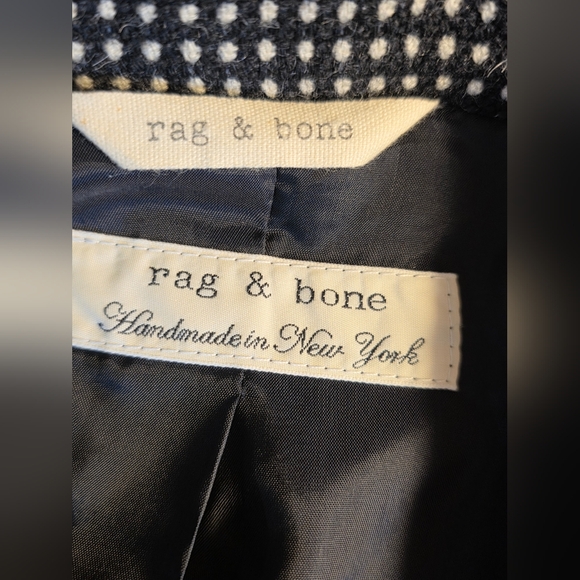 Rag & Bone Military Combat wool blend single button jacket blazer. Size 8 - Picture 9 of 16